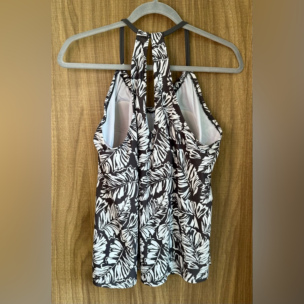 Merona tropical tankini top, taupe - Picture 2 of 5